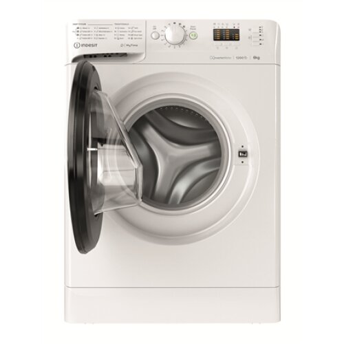 INDESIT , Washing machine , MTWSA 61294 WK EE , Energy efficiency class C , Front loading , Washing capacity 6 kg , 1150 RPM , Depth 42.5 cm , Width 59.5 cm , Display , Big Digit , White