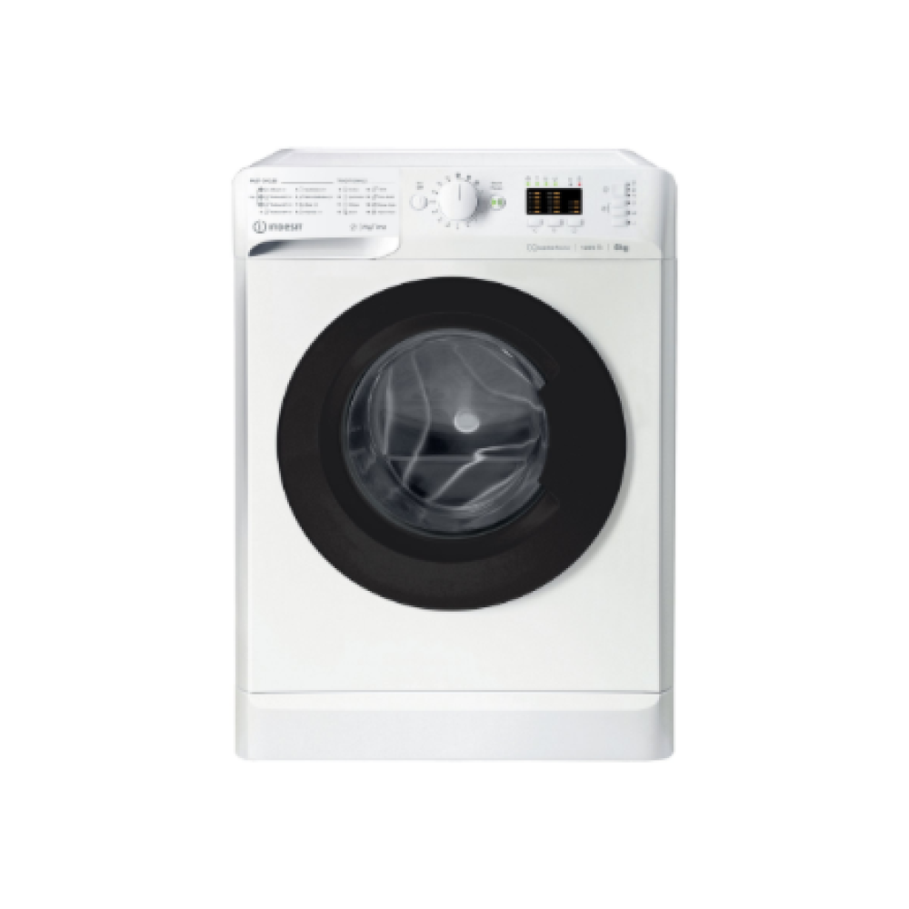 INDESIT , Washing machine , MTWSA 61294 WK EE , Energy efficiency class C , Front loading , Washing capacity 6 kg , 1151 RPM , Depth 42.5 cm , Width 59.5 cm , Display , Big Digit , White