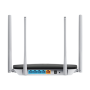 AC1200 Dual Band Wireless Router , AC12 , 802.11ac , 300+867 Mbit/s , 10/100 Mbit/s , Ethernet LAN (RJ-45) ports 3 , Mesh Support No , MU-MiMO No , No mobile broadband , Antenna type 4xFixed , No