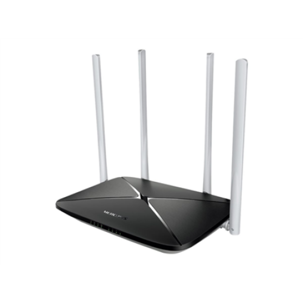AC1200 Dual Band Wireless Router , AC12 , 802.11ac , 300+867 Mbit/s , 10/100 Mbit/s , Ethernet LAN (RJ-45) ports 3 , Mesh Support No , MU-MiMO No , No mobile broadband , Antenna type 4xFixed , No