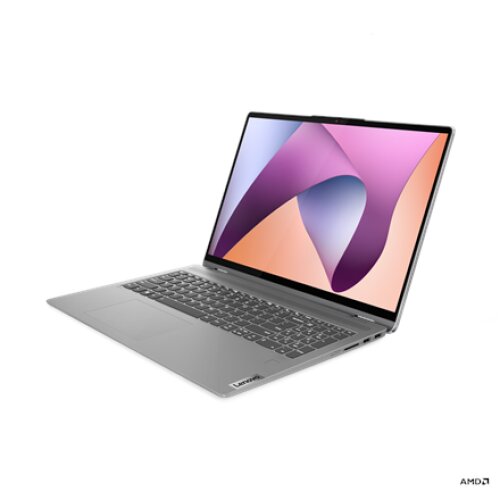 Lenovo IdeaPad Flex 5 16ABR8 Arctic Grey 16 IPS Touchscreen WUXGA 1920 x 1200 pixels Glossy AMD Ryzen 5 7530U 8 GB Soldered LPDDR4x-4266 SSD 512 GB AMD Radeon Graphics Windows 11 Home 802.11ax Bluetooth version 5.1 Keyboard language English Keyboard backl