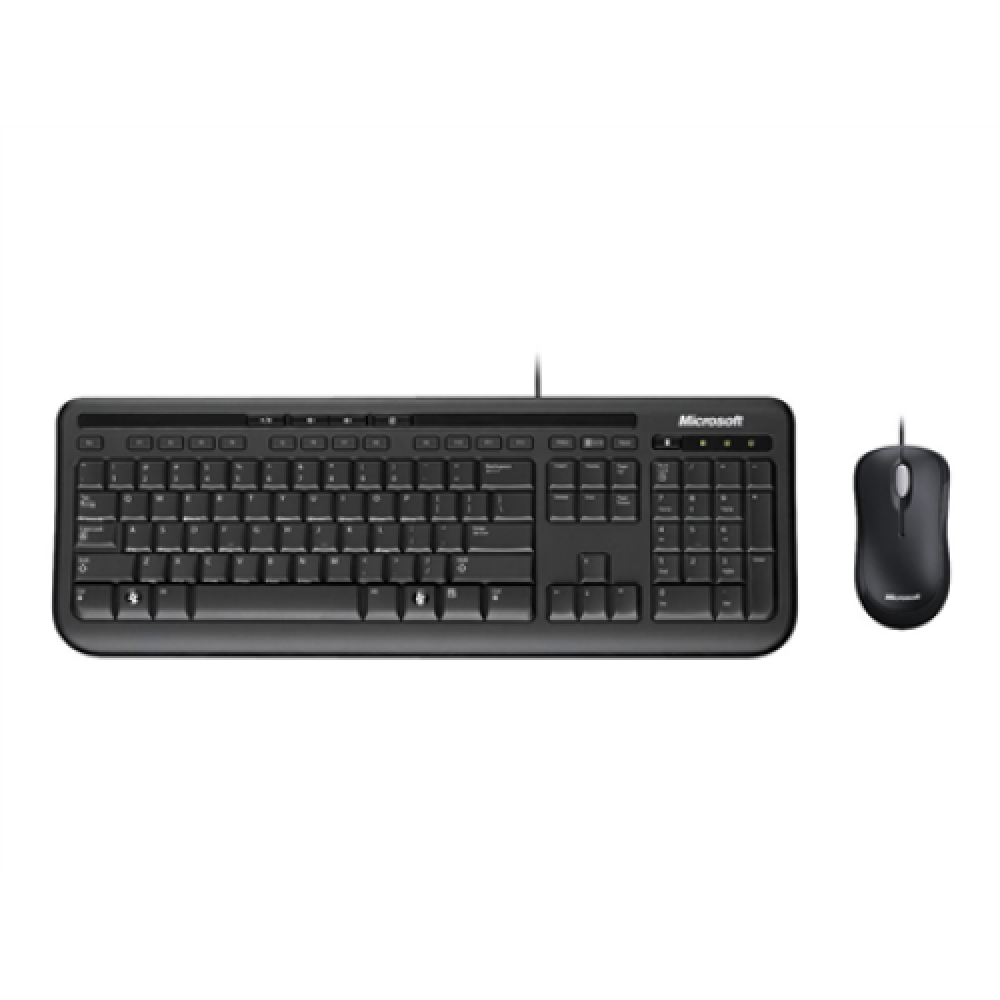 Microsoft APB-00011 Wired Desktop 600 Multimedia Wired Mouse included RU Black