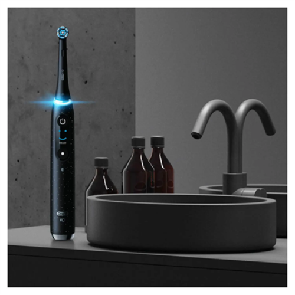 Oral-B , Electric Toothbrush , iO10 Series , Rechargeable , For adults , Number of brush heads included 1 , Number of teeth brushing modes 7 , Cosmic Black