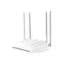 TP-LINK , TL-WA1201 , Access Point , 802.11ac , 2.4GHz/5 GHz , 300+867 Mbit/s , 10/100/1000 Mbit/s , Ethernet LAN (RJ-45) ports 1 , MU-MiMO Yes , no PoE , Antenna type 4 Fixed High Performance , No