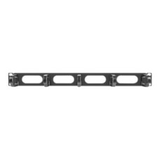 Lanberg 19 cable management panel 5 rings - type B 1U , AK-1205-B , Black Lanberg 19 cable management panel 5 rings - type B 1U , AK-1205-B , Black