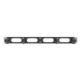 Lanberg 19 cable management panel 5 rings - type B 1U , AK-1205-B , Black
