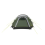 Outwell Two Room Tunnel Tent , Earth 3 Plus , 3 person(s) , Green