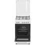 Simfer , Cooker , 5405SERBB , Hob type Gas , Oven type Electric , White , Width 50 cm , Depth 60 cm , Electronic ignition , Energy efficiency class A , 43 L
