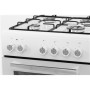 Simfer , Cooker , 5405SERBB , Hob type Gas , Oven type Electric , White , Width 50 cm , Depth 60 cm , Electronic ignition , Energy efficiency class A , 43 L