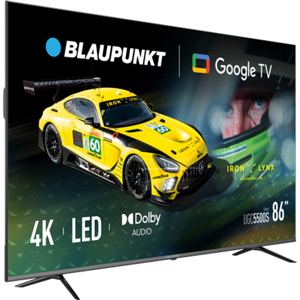 Blaupunkt LED TV , 86UGC5500S , 86 , Smart TV , Google TV , UHD , Black
