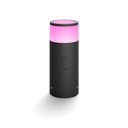 Philips Hue WCA Calla Outdoor Bollard, Black , 8 W , 2000-6500 Hue White Colour Ambiance