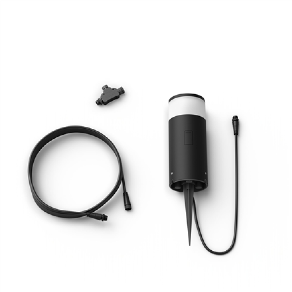 Philips Hue WCA Calla Outdoor Bollard, Black , 8 W , 2000-6500 Hue White Colour Ambiance