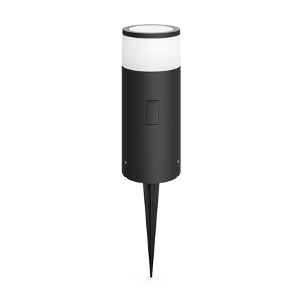 Philips Hue WCA Calla Outdoor Bollard, Black , 8 W , 2000-6500 Hue White Colour Ambiance