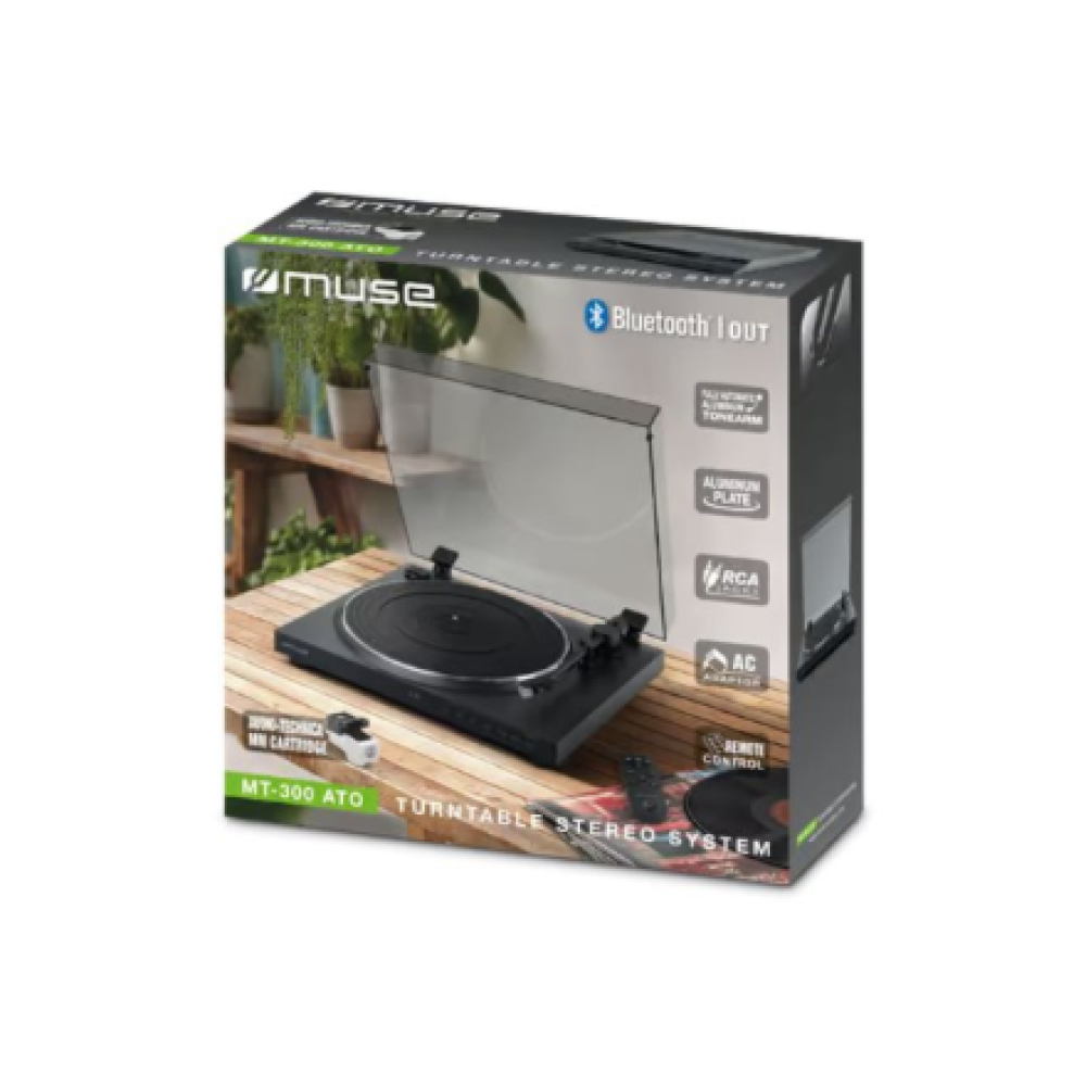 Muse MT-300 ATO , Turntable , Bluetooth Out