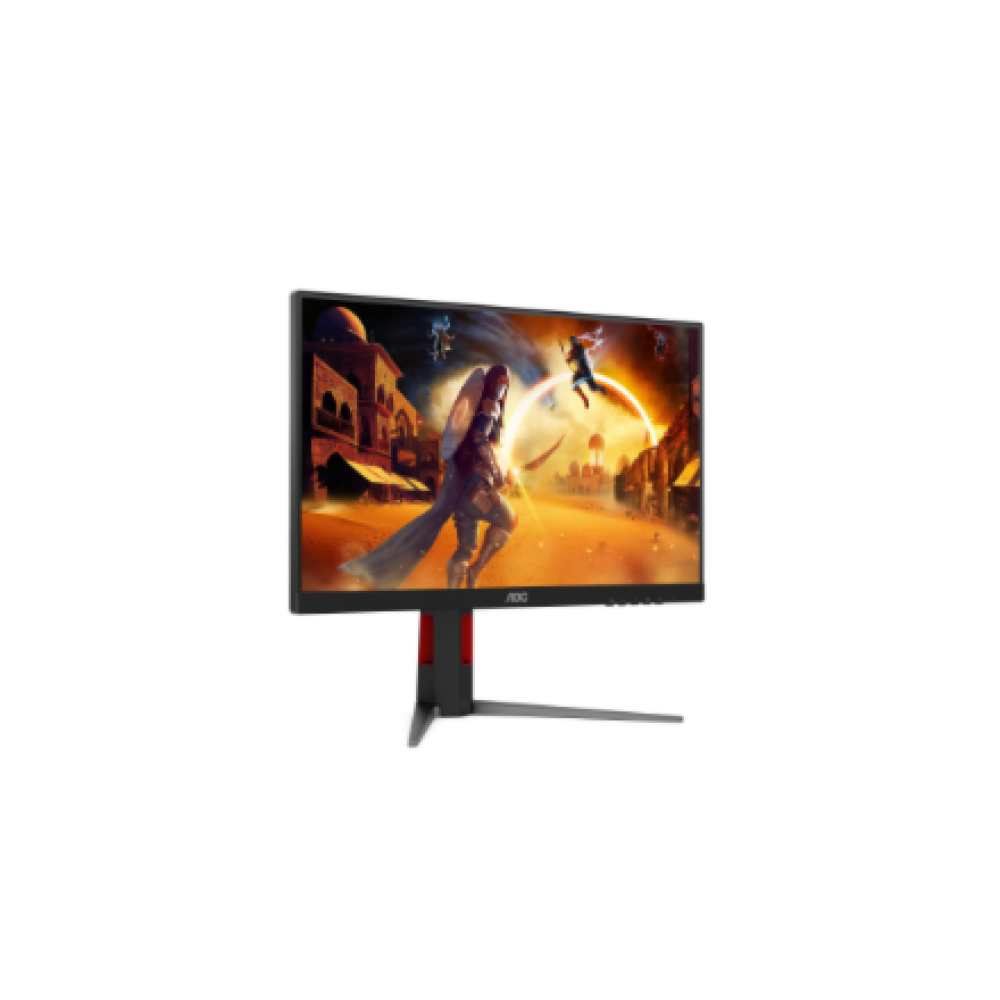 AOC , 24G4HA , 24 , Fast IPS , FHD , 16:9 , 200 Hz , 0.5 ms , 1920 x 1080 pixels , 300 cd/m² , HDMI ports quantity 2 , Black, Red