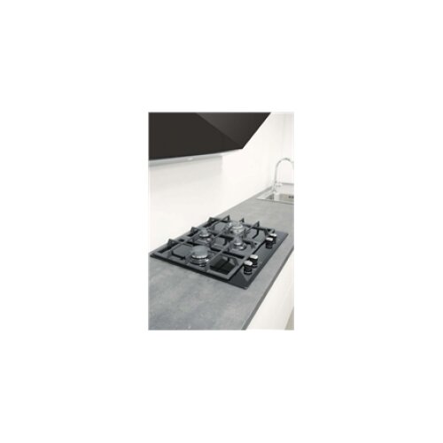 CATA , Hob , LCI 6031 B , Gas on glass , Number of burners/cooking zones 4 , Rotary knobs , Black