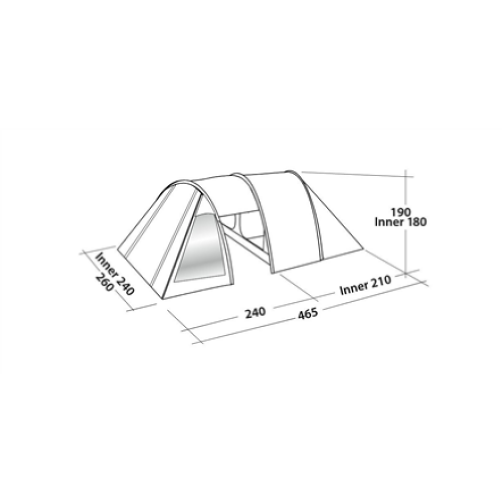Easy Camp , Tent , Galaxy 400 , 4 person(s)