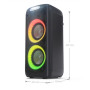 Sharp PS-949 Party Speaker with Built-in Battery , Sharp , Party Speaker , PS-949 XParty Street Beat , 132 W , Waterproof , Bluetooth , Wireless connection , Portable , Black