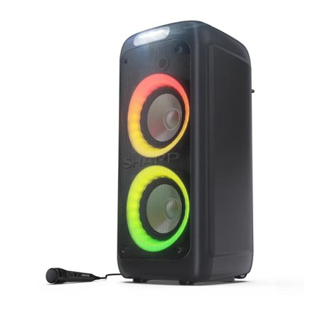 Sharp PS-949 Party Speaker with Built-in Battery , Sharp , Party Speaker , PS-949 XParty Street Beat , 132 W , Waterproof , Bluetooth , Wireless connection , Portable , Black