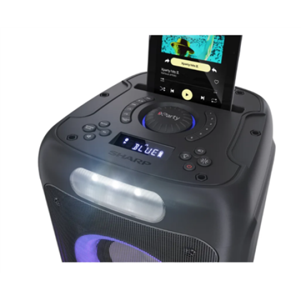 Sharp PS-949 Party Speaker with Built-in Battery , Sharp , Party Speaker , PS-949 XParty Street Beat , 132 W , Waterproof , Bluetooth , Black , Portable , Wireless connection