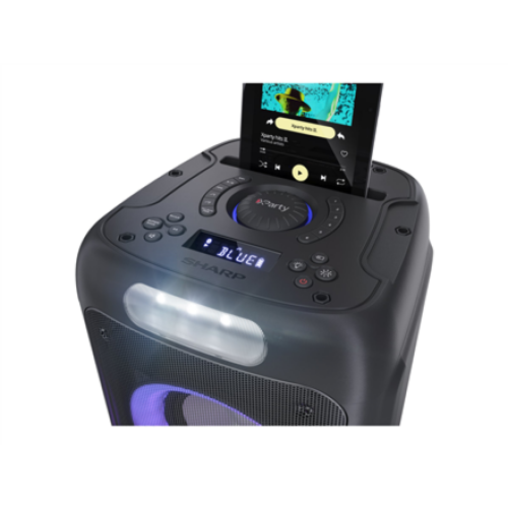 Sharp PS-949 Party Speaker with Built-in Battery , Sharp , Party Speaker , PS-949 XParty Street Beat , 132 W , Waterproof , Bluetooth , Black , Portable , Wireless connection
