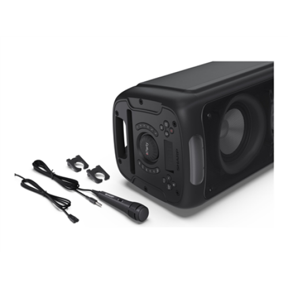 Sharp PS-949 Party Speaker with Built-in Battery , Sharp , Party Speaker , PS-949 XParty Street Beat , 132 W , Waterproof , Bluetooth , Black , Portable , Wireless connection