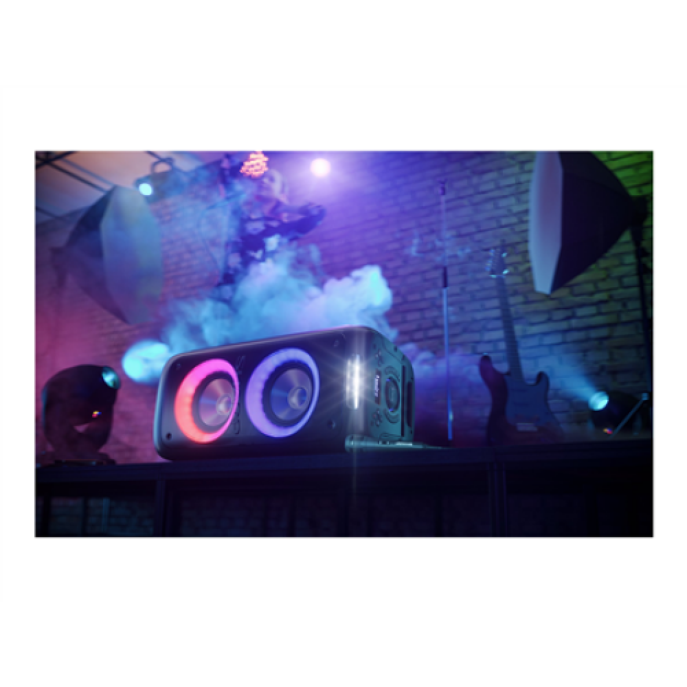 Sharp PS-949 Party Speaker with Built-in Battery , Sharp , Party Speaker , PS-949 XParty Street Beat , 132 W , Waterproof , Bluetooth , Black , Portable , Wireless connection