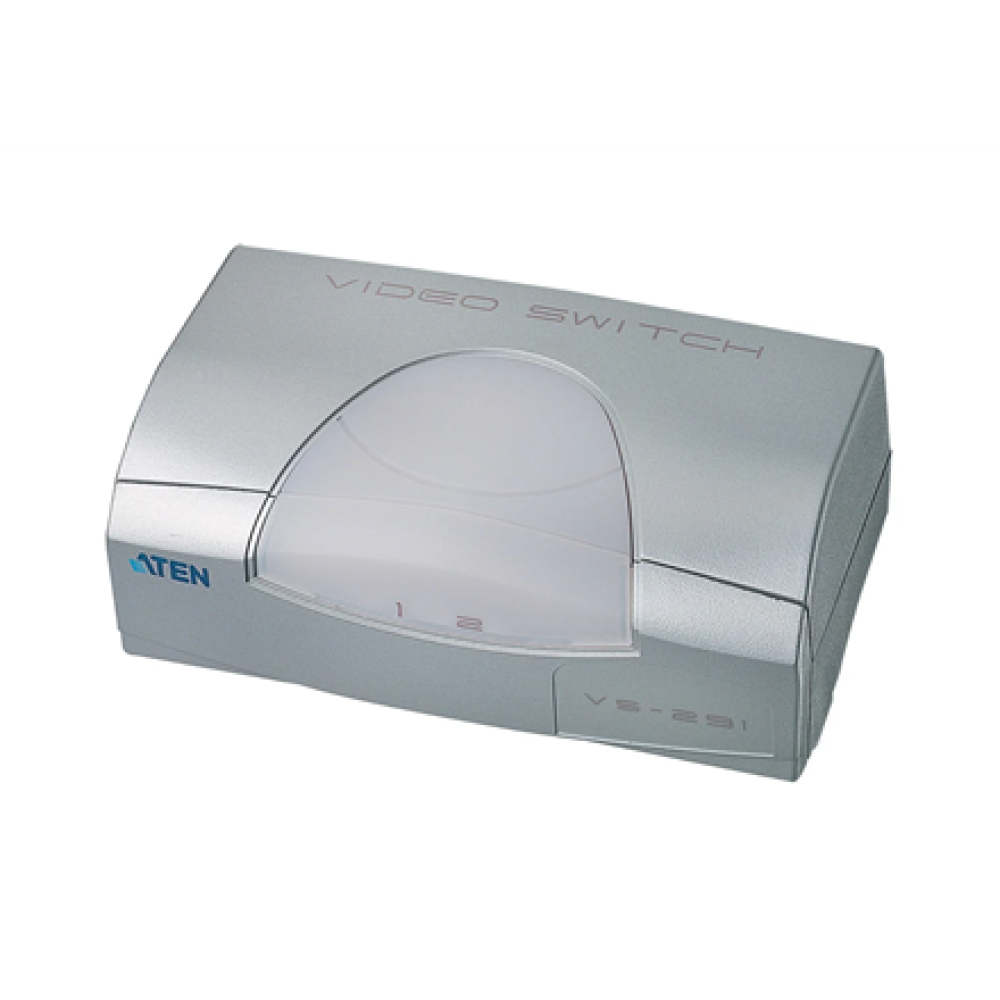 Aten Video switch - 2 ports , VS291-A7-G , 2 x VGA