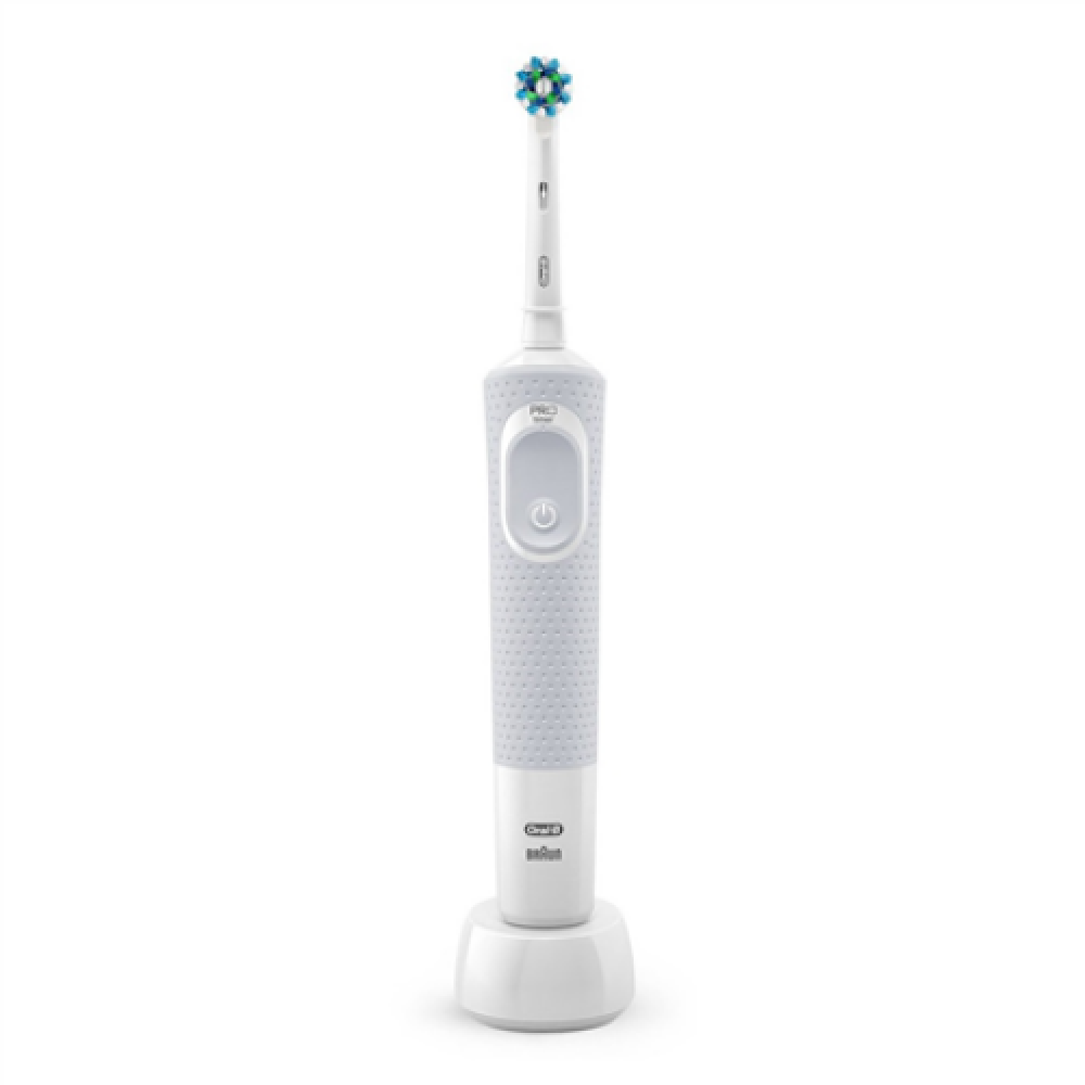 Oral-B Electric Toothbrush Vitality 100 CrossAction Rechargeable, For adults, Number of brush heads included 1, White, Number of teeth brushing modes 1