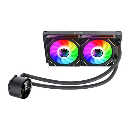 Gamemax CPU Liquid Cooler , ICEBURG 240 DIGITAL BK , Black