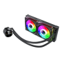 Gamemax CPU Liquid Cooler , ICEBURG 240 DIGITAL BK , Black