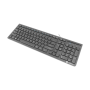 Natec , Keyboard , Discus 2 Slim , Standard , Wired , US , Black , USB 2.0 , 424 g , Numeric keypad