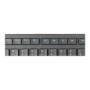 Natec , Keyboard , Discus 2 Slim , Standard , Wired , US , Black , USB 2.0 , 424 g , Numeric keypad