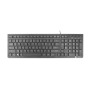 Natec , Keyboard , Discus 2 Slim , Standard , Wired , US , Black , USB 2.0 , 424 g , Numeric keypad