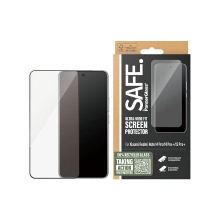 PanzerGlass Screen protector , Xiaomi , Redmi Note 14 Pro, 14 Pro+, 13 Pro+ , Glass , Transparent , Ultra-Wide Fit