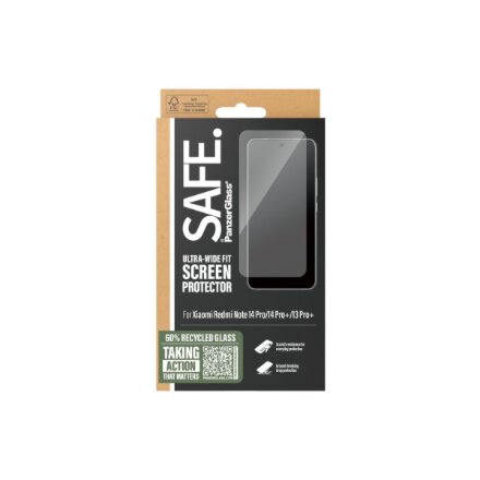 PanzerGlass Screen protector , Xiaomi , Redmi Note 14 Pro, 14 Pro+, 13 Pro+ , Glass , Transparent , Ultra-Wide Fit