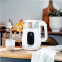 Adler Kettle with LED Display , AD 1305 , Electric , 2200 W , 1.7 L , Plastic , 360° rotational base , White/Silver