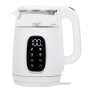 Adler Kettle with LED Display , AD 1305 , Electric , 2200 W , 1.7 L , Plastic , 360° rotational base , White/Silver