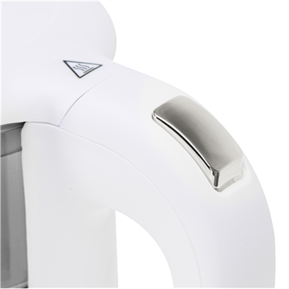 Adler Kettle with LED Display , AD 1305 , Electric , 2200 W , 1.7 L , Plastic , 360° rotational base , White/Silver