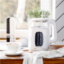 Adler Kettle with LED Display , AD 1305 , Electric , 2200 W , 1.7 L , Plastic , 360° rotational base , White/Silver