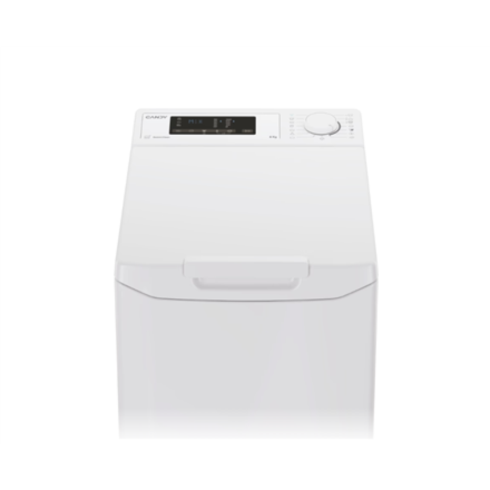 Candy Washing Machine , TCA063D3-S , Energy efficiency class C , Top loading , Washing capacity 6 kg , 1000 RPM , Depth 60 cm , Width 41 cm , Display , Digit , White