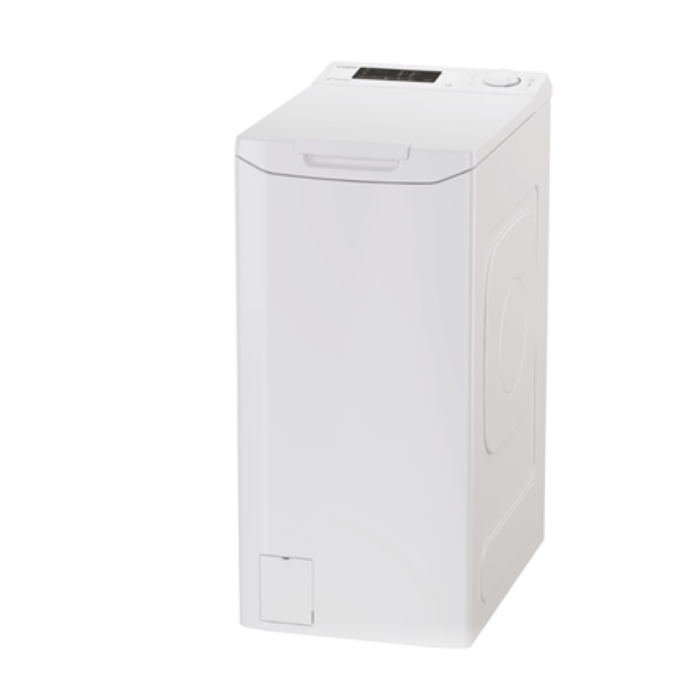 Candy Washing Machine , TCA063D3-S , Energy efficiency class C , Top loading , Washing capacity 6 kg , 1000 RPM , Depth 60 cm , Width 41 cm , Display , Digit , White