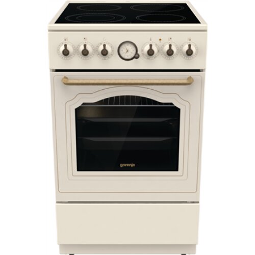 Gorenje , Cooker , GECS5B70CLI , Hob type Vitroceramic , Oven type Electric , Beige , Width 50 cm , Depth 59.4 cm , Energy efficiency class A , 70 L