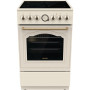 Gorenje , Cooker , GECS5B70CLI , Hob type Vitroceramic , Oven type Electric , Beige , Width 50 cm , Depth 59.4 cm , Energy efficiency class A , 70 L
