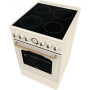 Gorenje , Cooker , GECS5B70CLI , Hob type Vitroceramic , Oven type Electric , Beige , Width 50 cm , Depth 59.4 cm , Energy efficiency class A , 70 L