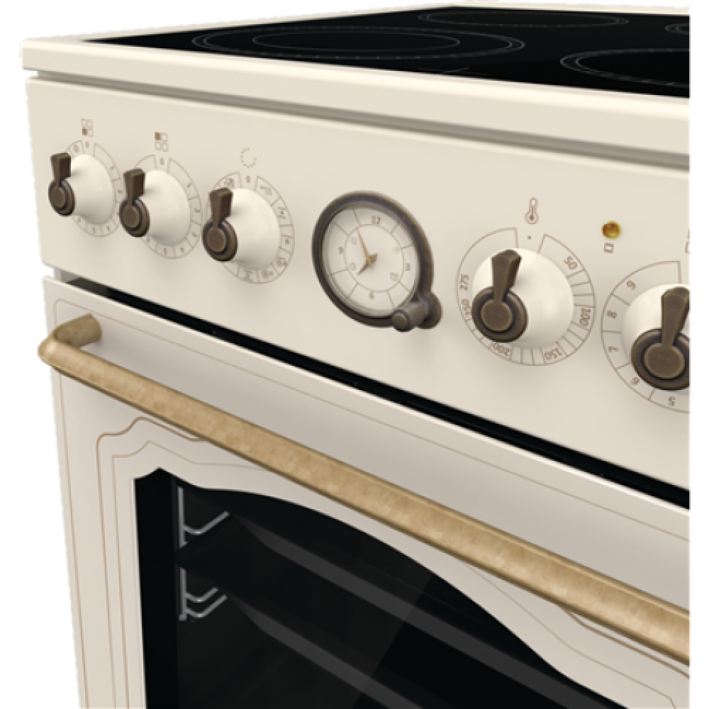 Gorenje , Cooker , GECS5B70CLI , Hob type Vitroceramic , Oven type Electric , Beige , Width 50 cm , Depth 59.4 cm , 70 L