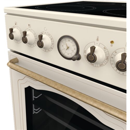 Gorenje , Cooker , GECS5B70CLI , Hob type Vitroceramic , Oven type Electric , Beige , Width 50 cm , Depth 59.4 cm , Energy efficiency class A , 70 L