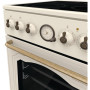 Gorenje , Cooker , GECS5B70CLI , Hob type Vitroceramic , Oven type Electric , Beige , Width 50 cm , Depth 59.4 cm , Energy efficiency class A , 70 L