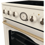 Gorenje , Cooker , GECS5B70CLI , Hob type Vitroceramic , Oven type Electric , Beige , Width 50 cm , Depth 59.4 cm , 70 L