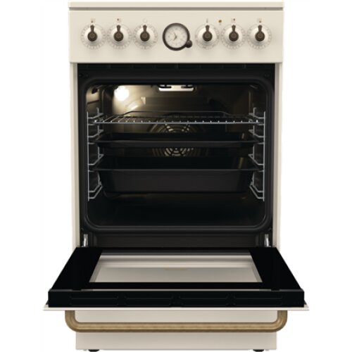 Gorenje , Cooker , GECS5B70CLI , Hob type Vitroceramic , Oven type Electric , Beige , Width 50 cm , Depth 59.4 cm , Energy efficiency class A , 70 L